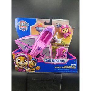 Paw Patrol Air Rescue Skye Hero Claw Jet Playset Includes Figure & Animal Access